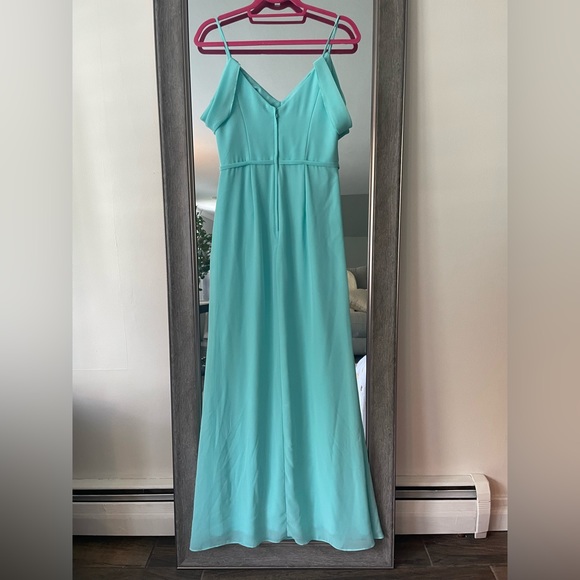 David’s Bridal Spa Chiffon Bridesmaids Dress Size 6 - Picture 5 of 8